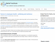 Tablet Screenshot of beliefinstitute.com